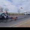 Accident mortal pe E85: Un șofer a murit după ce mașina sa a intrat pe contrasens și s-a izbit de autoturismul unui băcăuan
