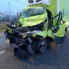 Accident rutier în comuna N. Bălcescu între o dubă și un autocamion