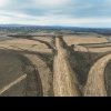 Cum arată șantierul celui mai mare nod rutier turbion din România de pe Autostrada A7