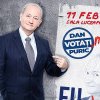 Dan Puric și-a anunțat candidatura la Președinția României în fața publicului, după un spectacol