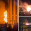 Incendiu puternic la Hidrocentrala Porțile de Fier 1. Flăcările au cuprins un transformator electric