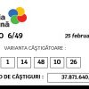 S-a câştigat premiul LOTO 6/49 de peste 7 milioane de euro: numerele norocoase. Rezultate LOTO duminică 25 februarie 2024