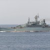 (VIDEO) Momentul când nava rusă atacată se scufundă