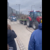 (VIDEO) Protestul tractoarelor la sediul Parlamentului European