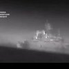 Atac efectuat de forțele ucrainene asupra navei de desant Cezar Kunikov. Vasul rusesc a fost lovit cu drone Magura V5 