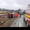 Accident grav, cu 3 victime încarcerate, în județul Suceava. 4 persoane au ajuns la spital
