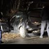 Accident grav în Gorj, patru minori se aflau într-o mașină care a derapat și a intrat într-un copac