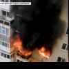 Bărbat, la un pas de moarte după ce apartamentul în care locuia a fost cuprins de flăcări. Momente de panică într-un bloc din Oltenița