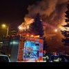 Explozie urmată de incendiu la un imobil din Sectorul 5. Intervenție masivă a pompierilor, cu 10 autospeciale