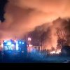 Incendiu uriaș în Pitești - Pompierii intervin de urgență