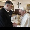 Premierul Marcel Ciolacu a fost primit de Papa Francisc. Ce mesaj de mulțumire i-a transmis șeful guvernului?
