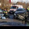Accident cu trei victime la intrarea în Râmnicu Vâlcea. În zonă s-a circulat alternativ