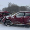 Accident în lanț pe o autostradă din Rusia. Traficul spre Moscova a fost blocat