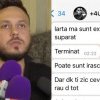 Gabi Bădălău a reacționat, după ce Claudia Pătrășcanu a publicat mesajele private: „Erau din timpul relației”