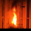 Incendiu puternic la un transformator electric al Hidrocentralei Porţile de Fier 1. Intervin mai mulți pompieri