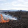 Foc în mai multe sate din Sălaj. Incendiul a cuprins zeci de hectare