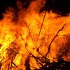 Foc în Treznea. Au fost afectate zeci de hectare