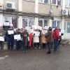Un nou protest în curtea Spitalului Județean de Urgență din Piatra-Neamț