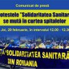 Federaţia „Solidaritatea Sanitară”: Protestele se mută în curtea spitalelor