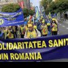 Proteste ale sindicaliştilor din Federaţia ”Solidaritatea Sanitară” la ministerele Sănătăţii şi Muncii