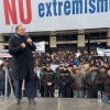 Decalogul anti-extremism al lui Gheorghe Flutur, prezentat la mitingul anti-AUR de la Suceava