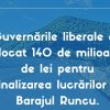 Deputatul Florin Alexe despre barajul Runcu: ”Am reușit să obținem o finanțare record de 67 milioane de lei”