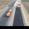 VIDEO! Imagini exclusive cu avansul lui Umbrărescu pe Autostrada Moldovei A7, „cocoașa” de la Focșani