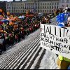 A început marea grevă a muncitorilor finlandezi. Protest cu mii de oameni, la Helsinki, împotriva reformelor guvernului