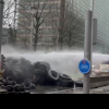 Haos la Bruxelles. Fermierii au blocat străzile cu tractoare şi au incendiat cauciucuri, în ziua reuniunii miniştrilor Agriculturii