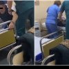 Infirmiera și brancardierul, filmați în timp ce bruschează un bătrân la UPU Bârlad, au fost concediați