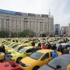 Peste 500 de taximetrişti protestează miercuri în Piaţa Constituţiei şi Piaţa Victoriei