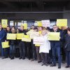 PNL Dolj a protestat la primăria Craiovei după ce toate amendamentele liberalilor la buget au fost respinse