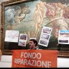 Tabloul Naşterea lui Venus de Botticelli a fost ținta activiştilor de mediu din Florenţa
