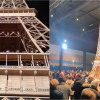 Un bărbat a lucrat 8 ani la un model de peste 7 metri înălțime al Turnului Eiffel făcut din chibrituri, dar recordul i-a fost invalidat