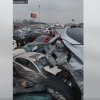 VIDEO Peste 100 de maşini s-au ciocni pe o autostradă acoperită de gheaţă din China