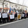 (foto/video) BCS a protestat la ANRE împotriva „politicilor de genocid” ale guvernării şi a cerut tarife mai mici: „Conducerea a adus țara la sapă de lemn”