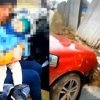 (video) Beată criță la volan şi cu micuțul de 2 ani în maşină, o şoferiţă s-a izbit într-un gard, la Orhei: Ce concentraţie avea