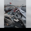 (video) Carambol în oraşul Suzhou din China: Peste 100 de maşini s-au ciocni pe o autostradă acoperită de gheaţă