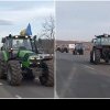 (video) Fermieri cu tractoare, în marș spre Vama Leușeni: „Îi așteptăm și pe ceilalți mâine, așa cum au promis”