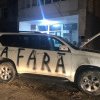 (video) Mesaje anti-refugiați și mașini incendiate, în Găgăuzia: Trei bărbați, suspectați au dat foc centrelor de plasament și automobilelor celor fugiți de război
