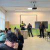 Oră de educație rutieră, la Liceul Tehnologic „Ion D. Lăzărescu” din Cugir