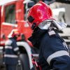 Intervenție a pompierilor din Sebeș pe strada Mircea cel Mare, după ce acoperișul unei case a lat foc