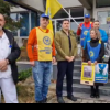 Protest la Spitalul Județean de Urgență Buzău. Sindicaliștii „Solidaritatea Sanitară” continuă să-și ceară drepturile și se pregătesc de grevă generală