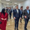 Premierul Marcel Ciolacu a vizitat sediul Consiliului Județean Argeș, modernizat pe fonduri europene