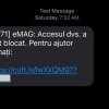 Tentative de fraudă prin mesaje primite pe SMS. Atenție ce link-uri accesați