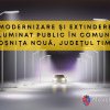 Proiect pentru extinderea şi modernizarea iluminatului public în Moşniţa Nouă