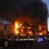 Incendiu de proporții la un bloc de locuințe cu 14 etaje din Valencia