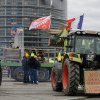 FOTO Fermierii protestează marți în fața sediului Parlamentului European de la Strasbourg / Efectele manifestațiilor