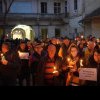 Foto: Republicanii au protestat la Cluj în fața sediului PSD încercând să facă Lumină în întunericul politic