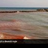 VIDEO – Fenomen rar pe litoralul românesc: Marea Neagră a devenit roșie. Noaptea, valurile sunt fosforescente